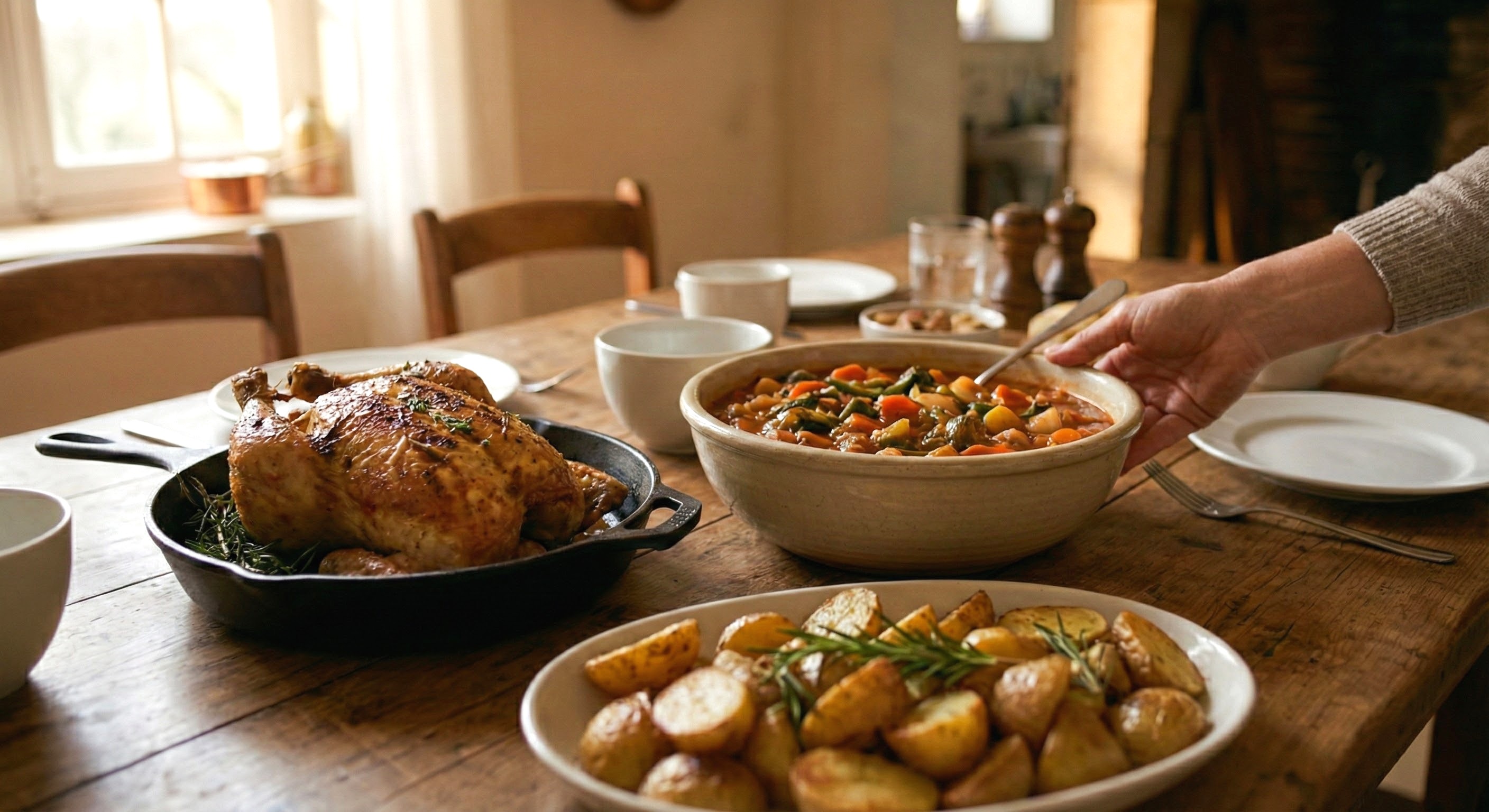 Hearty main course dishes