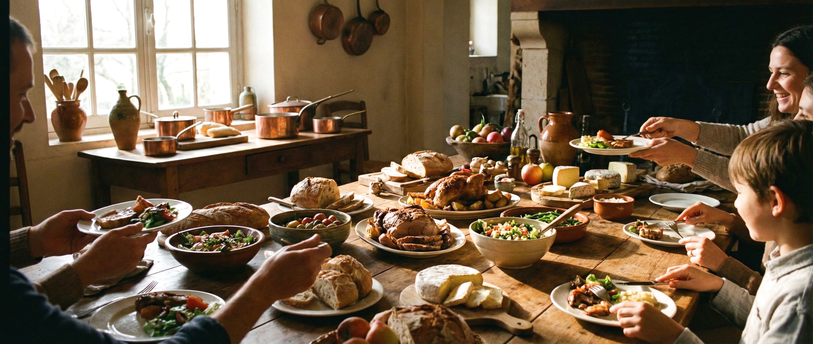People discovering delicious meals together